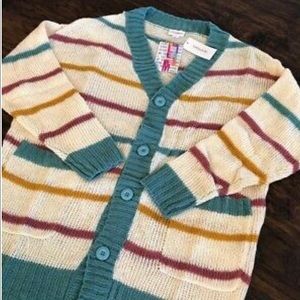 LuLaRoe Lucille Multi colored stripped cardigan